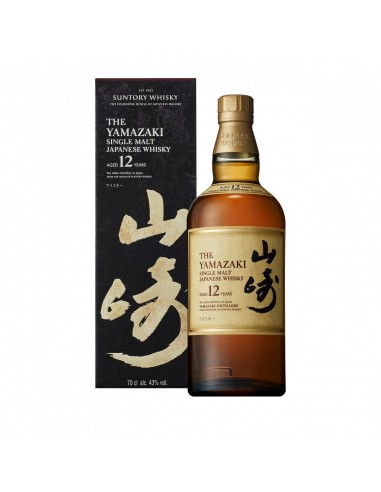 Les5CAVES - YAMAZAKI 12 ans SINGLE MALT - Whisky Japonais 70cl 43% avec étui