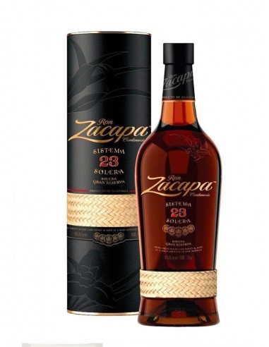 Les5CAVES - ZACAPA - RHUM HORS D'ÂGE - 23 ANS - SOLERA - 70CL - 40°