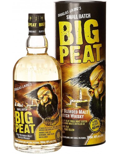 Les5CAVES - Big Peat Scotch Whisky Ecossais, Douglas Laing, Islay Blended Malt, 70CL