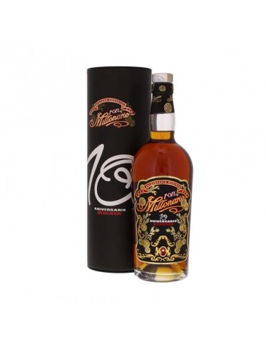 Les5CAVES - Rhum Millonario Anniversario 10 ans Solera Rhum vieux 40° 70cl avec étui