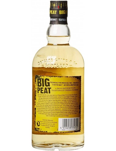 Les5CAVES - Big Peat Scotch Whisky Ecossais, Douglas Laing, Islay Blended Malt, 70CL