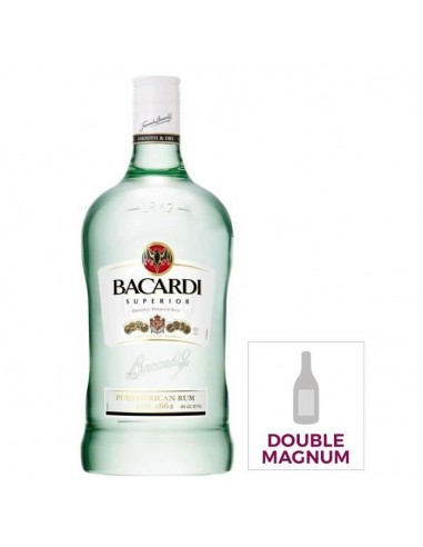 Rhum Bacardi Carta Blanca - Rhum blanc - Puerto Rico - 37,5%vol - 300cl