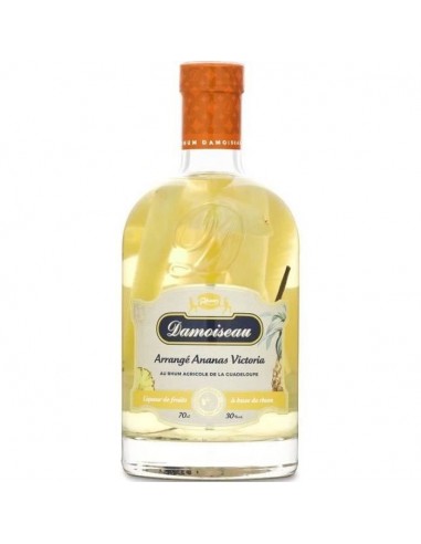 Rhum Damoiseau - Les Arrangés Ananas Vanille - Rhum agricole - Guadeloupe - 30% - 70 cl