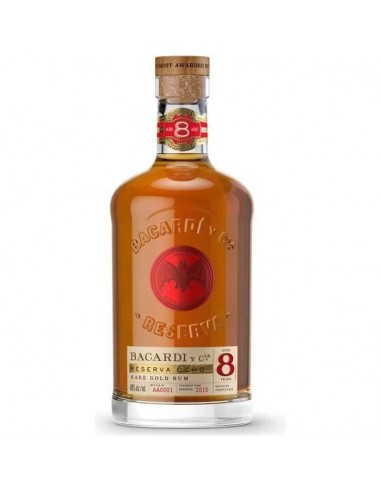 Rhum Bacardi Reserva Ocho - Rhum vieux - Puerto Rico - 40%vol - 70cl