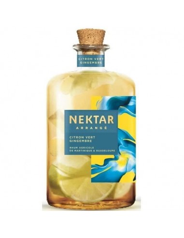 Nektar - Rhum arrangé - Citron Vert Gingembre - 28,0% Vol. - 70 cl