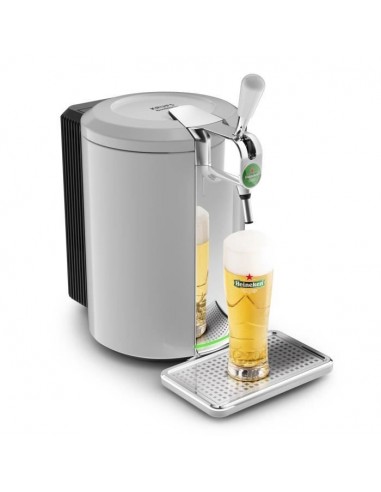 KRUPS Beertender Compact Machine a bière pression, Compatible fûts de 5L, Température parfaite, Biere fraîche et mousseuse