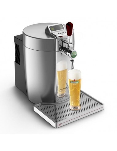 Tireuse a bière KRUPS Beertender - Compatible fûts 5L - Témoin lumineux, Bière fraîche Loft Ed VB700E00