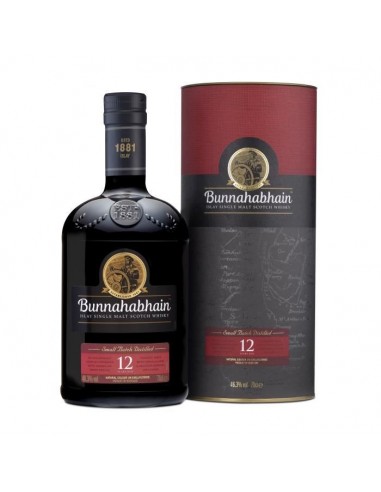 Bunnahabhain - 12 Ans - Islay Single Malt Scotch Whisky - 46.3% Vol. - 70cl - Coffret