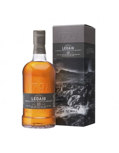 Ledaig - 10 Ans - Single Malt Scotch Whisky - Œle de Mull - 46.3% Vol. - 70cl - Coffret