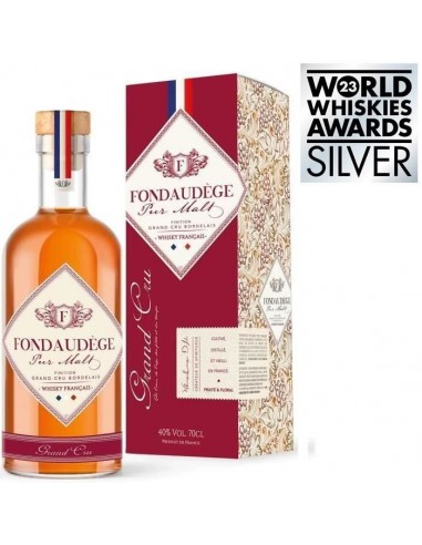 Fondaudege - Vieillissement Grand cru Bordelais - Whisky - 40,0% Vol. - 70 cl