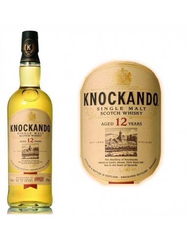 Whisky Écossais avec Ètui 70cl Knockando