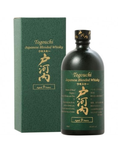 Whisky Togouchi 9 ans - Blended whisky - Japon - 40%vol - 70cl sous Étui