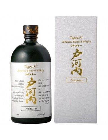 Whisky Togouchi Premium -Blended whisky - Japon - 40%vol - 70cl sous Étui