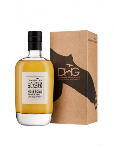 Whisky Français Domaine des Hautes Glaces Single Malt Orge Cuvée Moissons 44,8° 70cl - Agriculture Biologique