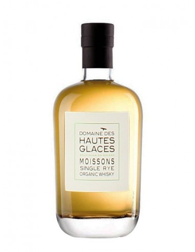 Whisky Français Domaine des Hautes Glaces Single Rye Seigle Cuvée Moissons 44,8° 70cl - Agriculture Biologique