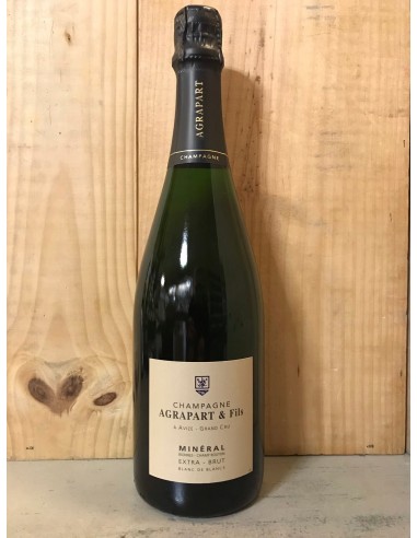 AGRAPART Minéral 2016 Bionnes - Champ Bouton Blanc de Blancs Champagne Grand Cru Avize Extra Brut 75cl Blanc