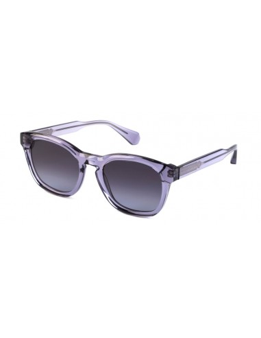 Lunettes de Soleil Homme Authentique GIGI BARCELONA modèle KIRK en Acétane Gris transparent et verres gris dégradés