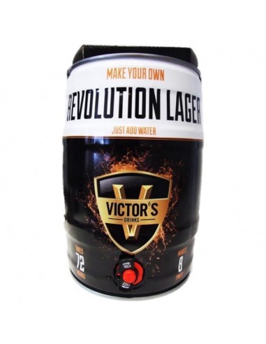 Victor's Drinks Barrel - Kit de brassage - Revolution Lager - Fut - 4.5 L